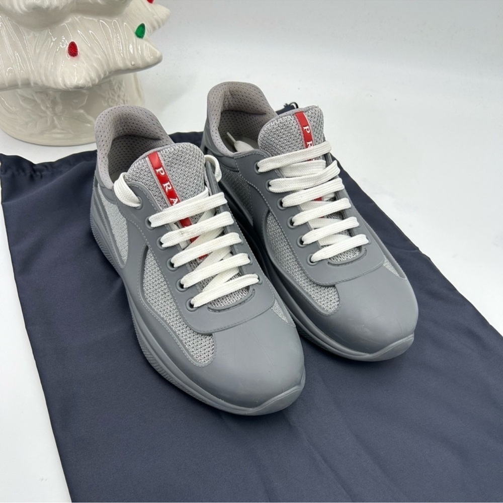 Women’s Prada America’s Cup sneakers size 40 made in Italy US 10